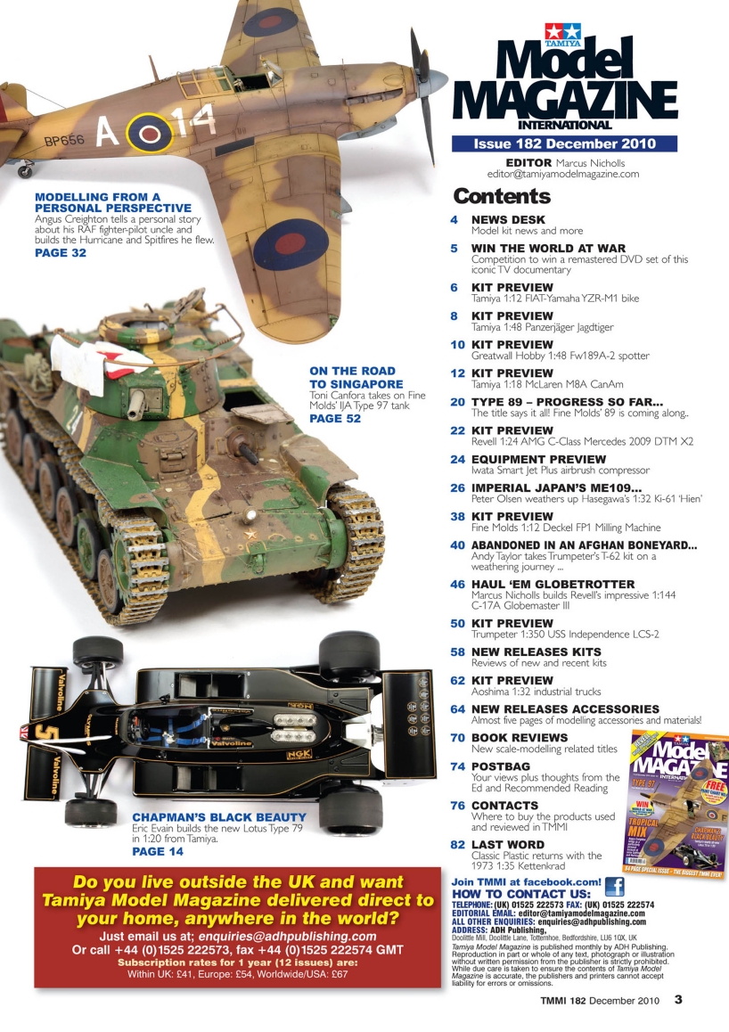 Tamiya Model Magazine 182 (2010-12)